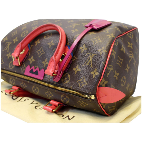 Louis Vuitton Totem Speedy 30 Satchel- strap view