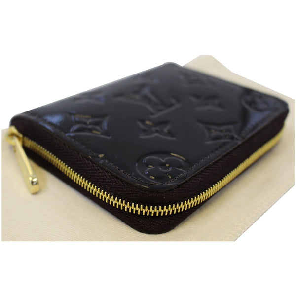 LOUIS VUITTON Vernis Zippy Coin Purse Wallet Amarante-US