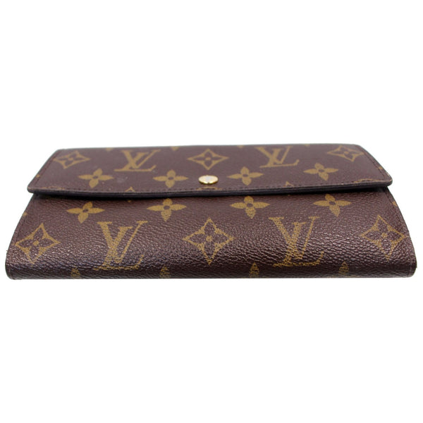 LOUIS VUITTON Sarah Monogram Canvas Wallet Brown