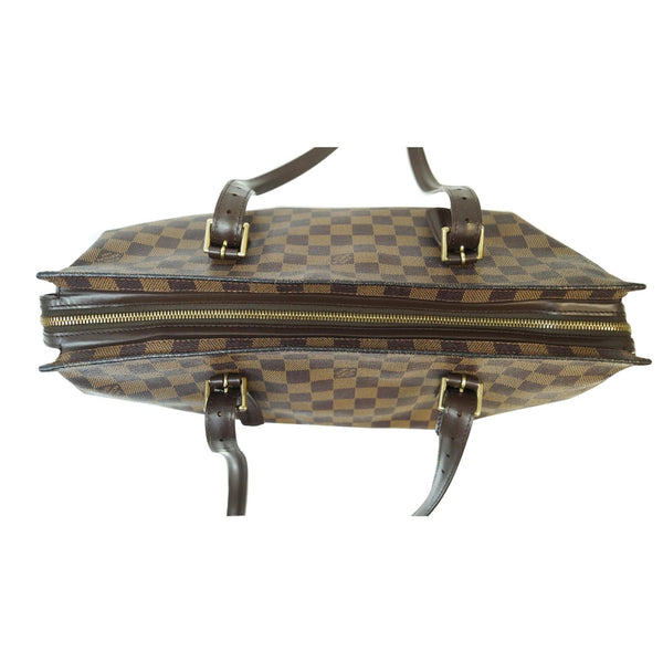 LOUIS VUITTON Chelsea Damier Ebene Shoulder Bag Brown