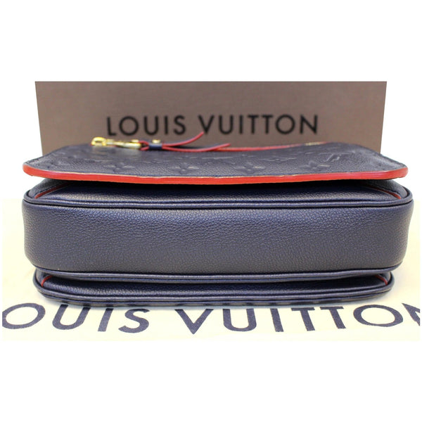 LOUIS VUITTON Metis Pochette Empreinte Leather Crossbody Bag Blue-US