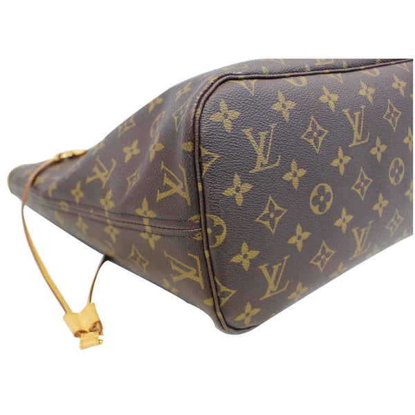 LOUIS VUITTON Neverfull MM Monogram Canvas Shoulder Bag Brown