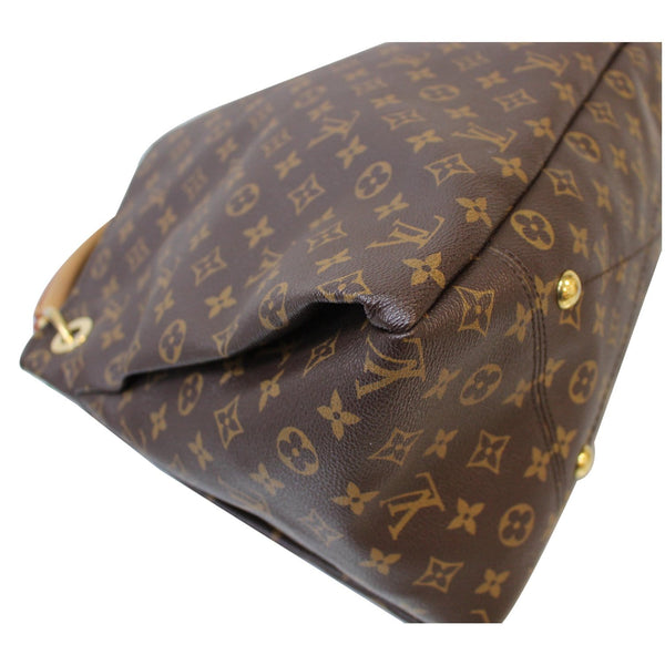 LOUIS VUITTON Artsy MM Monogram Canvas Shoulder Bag Brown