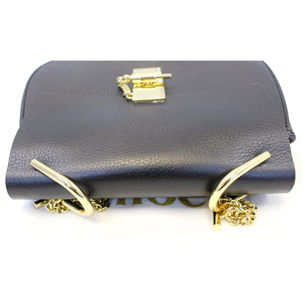 CHLOE Drew Mini Black Leather Crossbody Bag-US