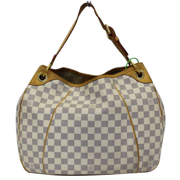 Louis Vuitton Galliera PM Damier Azur white- front view