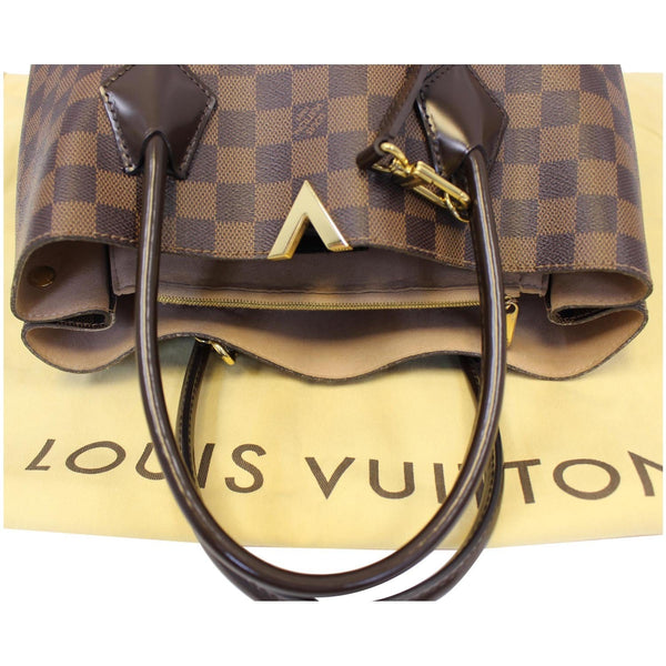 LOUIS VUITTON Kensington Damier Ebene Shoulder Handbag-US