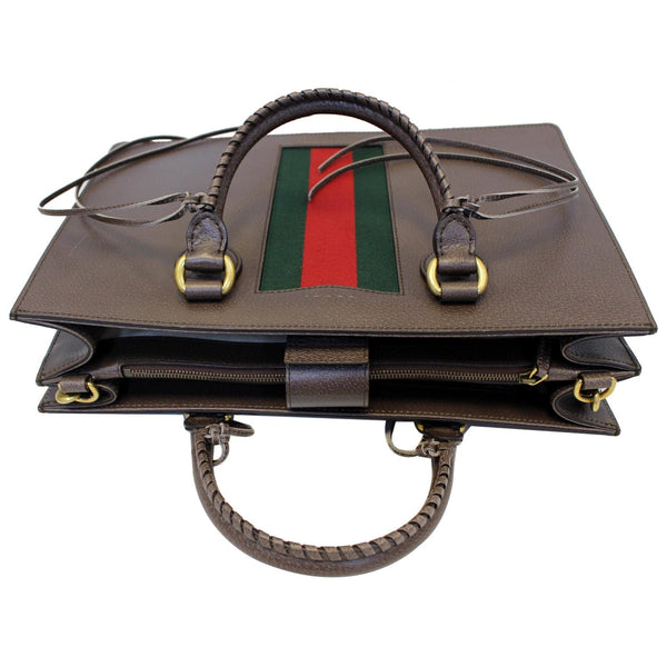 Gucci Handle Bag Animalier Leather Brown - gucci strap