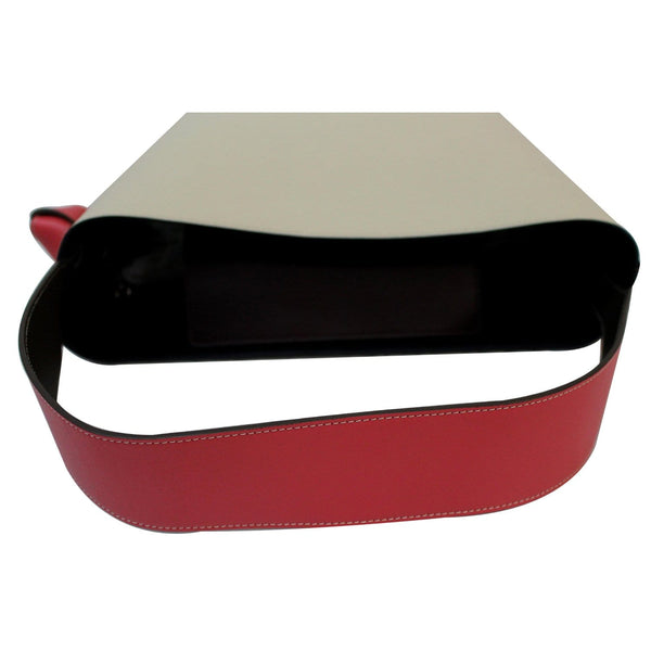 CELINE Twisted Cabas Small Smooth Calfskin Tote Bag Burgundy