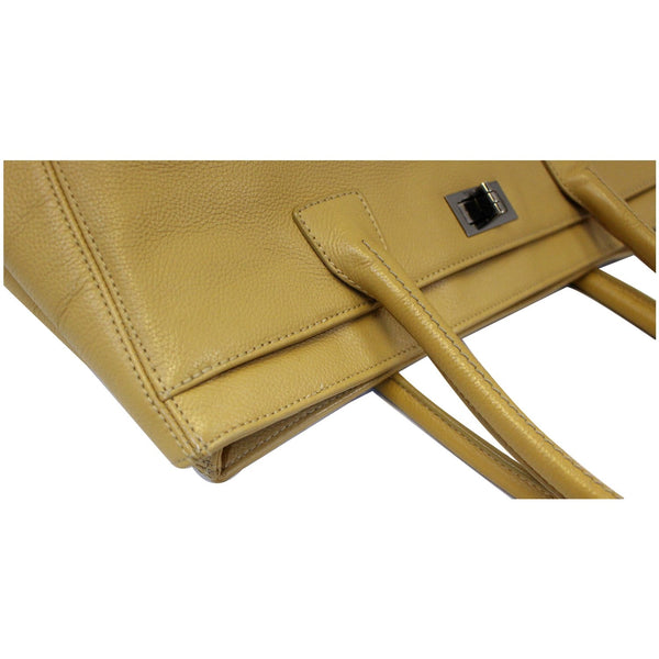 Chanel Tote Bag Reissue Cerf Executive East West Beige - side view