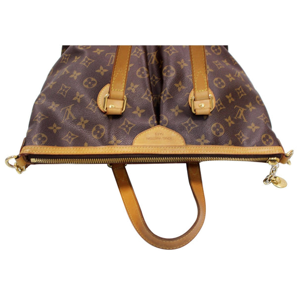 LOUIS VUITTON Palermo PM Monogram Canvas Shoulder Bag Brown