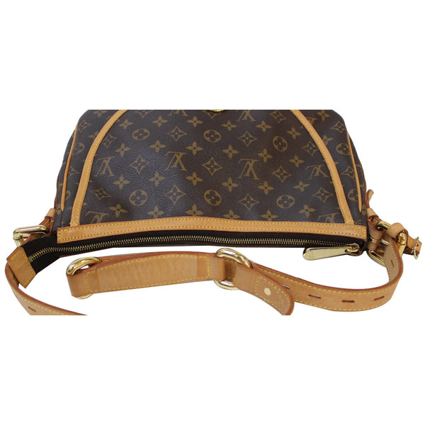 golden strap LV Tulum GM Monogram Canvas Bag