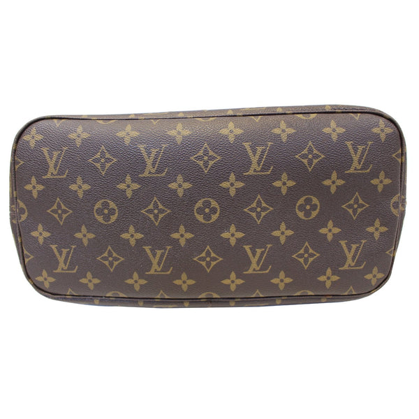 Louis Vuitton Neverfull MM - Lv Monogram Canvas Tote Bag - back view
