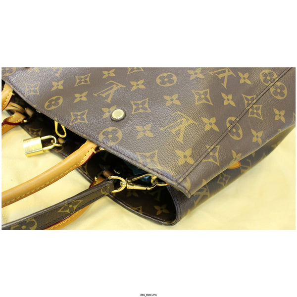 LOUIS VUITTON Montaigne GM Monogram Canvas Shoulder Handbag-US