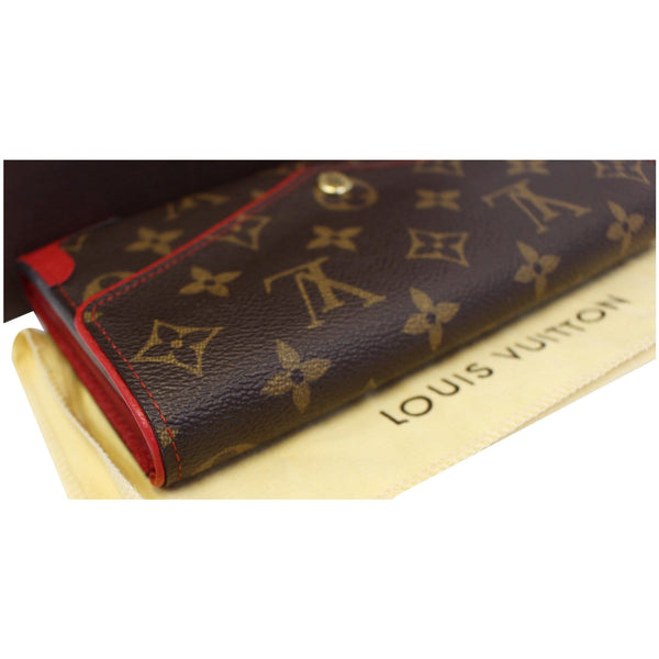 LOUIS VUITTON Sarah Retiro Monogram Canvas Wallet Brown/Cerise-US