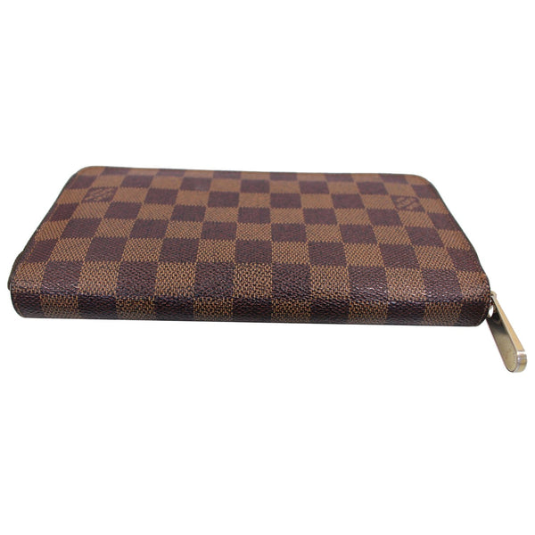 LOUIS VUITTON Zippy Damier Ebene Organizer Wallet Brown