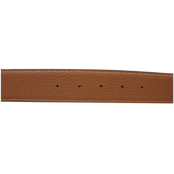 HERMES Reversible Replacement Belt Strap Black/Brown Size 46