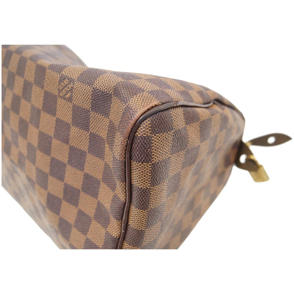 Louis Vuitton Speedy 30 Damier Ebene Satchel Bag Brown