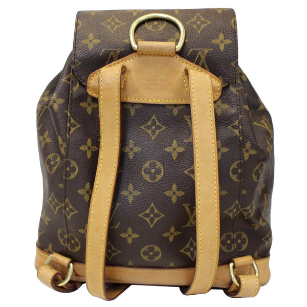 LOUIS VUITTON Montsouris MM Monogram Canvas Backpack Bag Brown-US