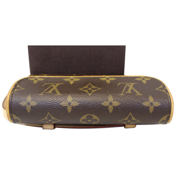 LOUIS VUITTON Pochette Florentine Monogram Canvas Waist Bag Brown