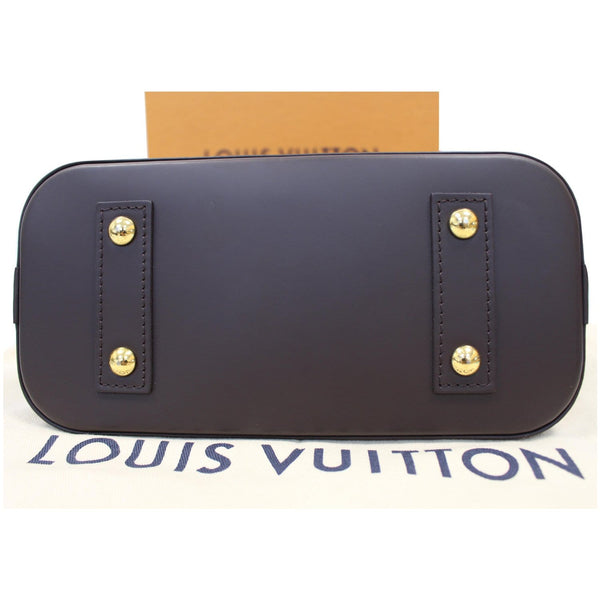 LOUIS VUITTON Alma BB Damier Ebene Satchel Bag Brown