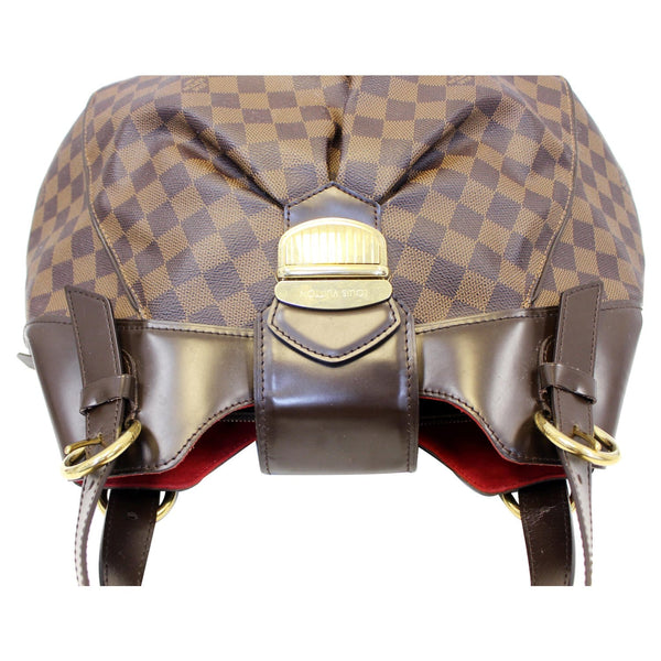 LOUIS VUITTON Sistina GM Damier Ebene Shoulder Handbag-US