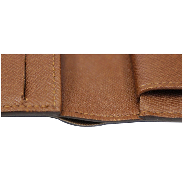 LOUIS VUITTON Porte Tresor International Monogram Canvas Wallet Brown