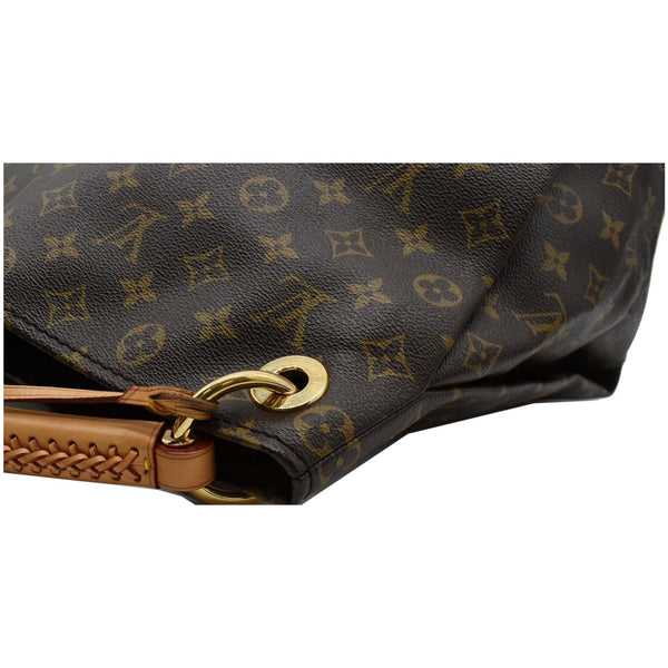 LOUIS VUITTON Artsy MM Monogram Canvas Hobo Bag Brown