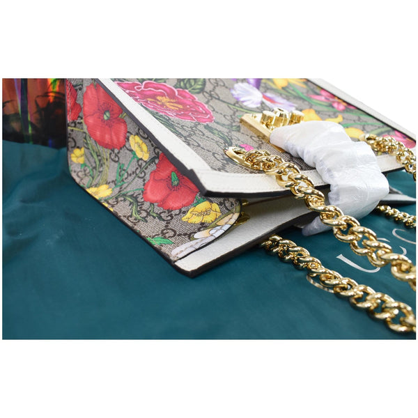 Gucci Padlock Flora GG Canvas Small Bag side preview