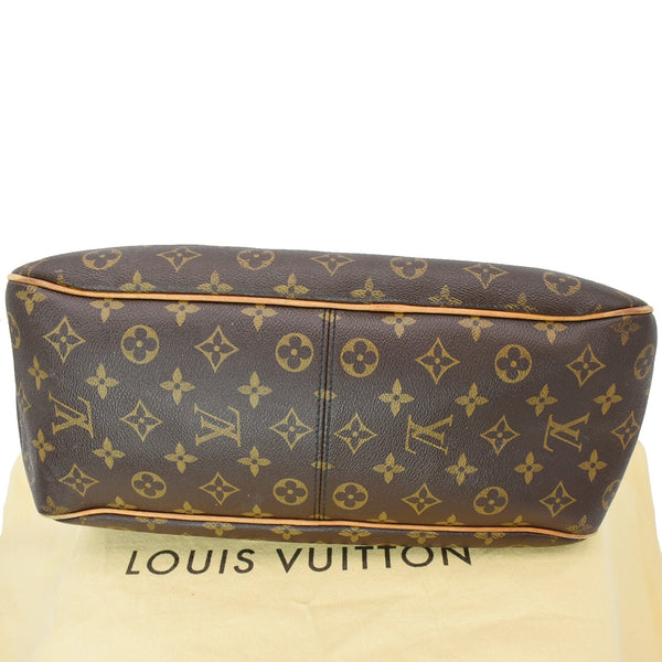 LOUIS VUITTON Delightful MM Monogram Canvas Shoulder Bag Brown