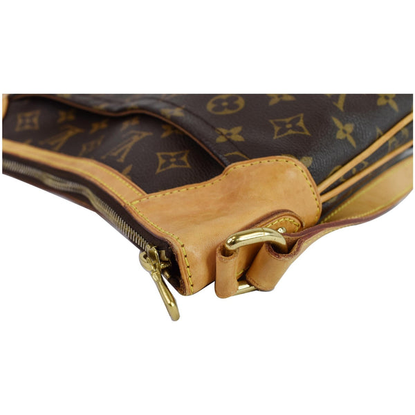 LOUIS VUITTON Odeon MM Monogram Canvas Shoulder Bag Brown