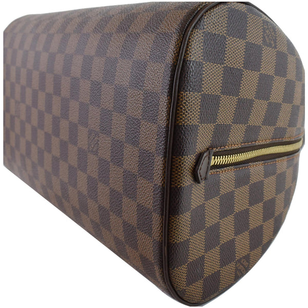 LOUIS VUITTON Ribera MM Damier Ebene Satchel Bag Brown
