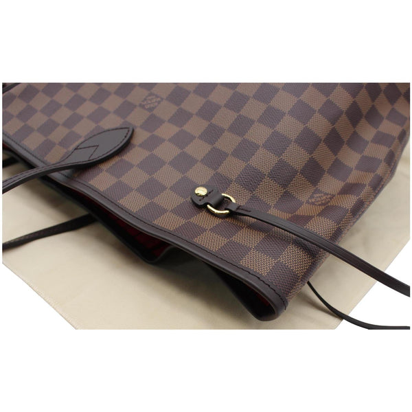 LOUIS VUITTON Neverfull GM Damier Ebene Tote Shoulder Bag Brown