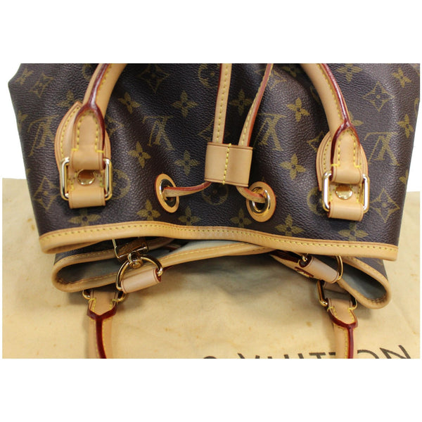 LOUIS VUITTON Neo Monogram Canvas Shoulder Bag Brown