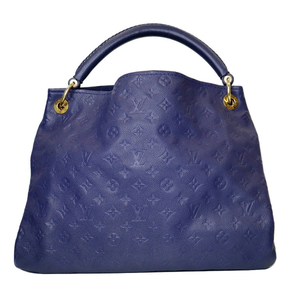 LOUIS VUITTON Artsy MM Empreinte Leather Shoulder Bag Blue