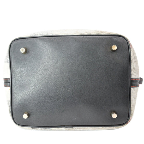 Burberry Ashby Medium Heart Check Canvas Shoulder Bag Multicolor