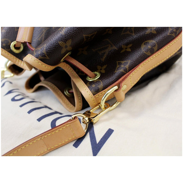 LOUIS VUITTON Petit Noe NM Monogram Canvas Shoulder Bag Brown