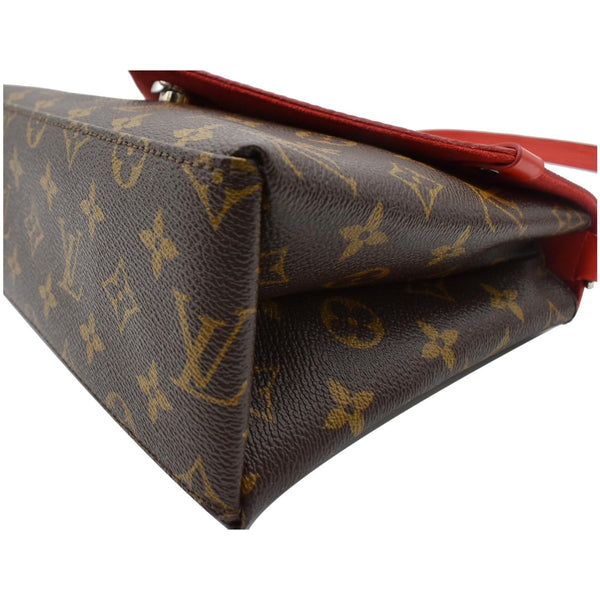 LOUIS VUITTON Saint Michel Monogram Epi Leather Shoulder Bag Red