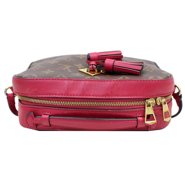 LOUIS VUITTON Saintonge Monogram Canvas Shoulder Bag Freesia