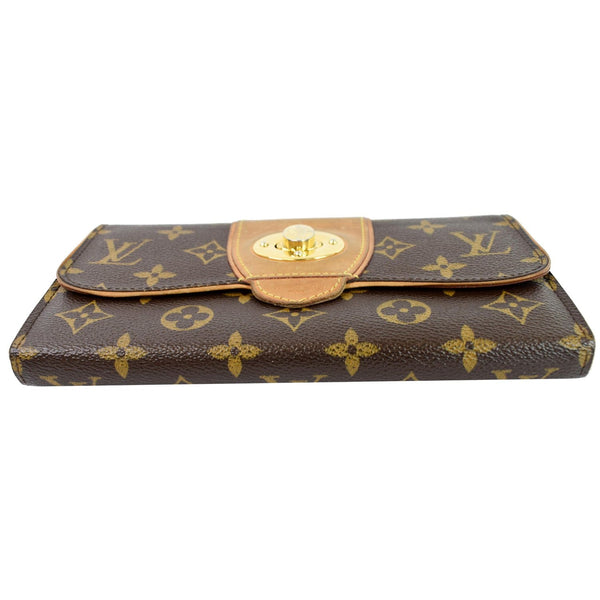 Louis Vuitton Monogram Canvas Boetie Wallet Brown upside view