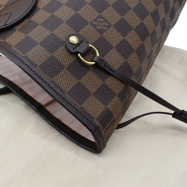 LOUIS VUITTON Neverfull MM Damier Ebene Tote Bag Brown - Hot Deals