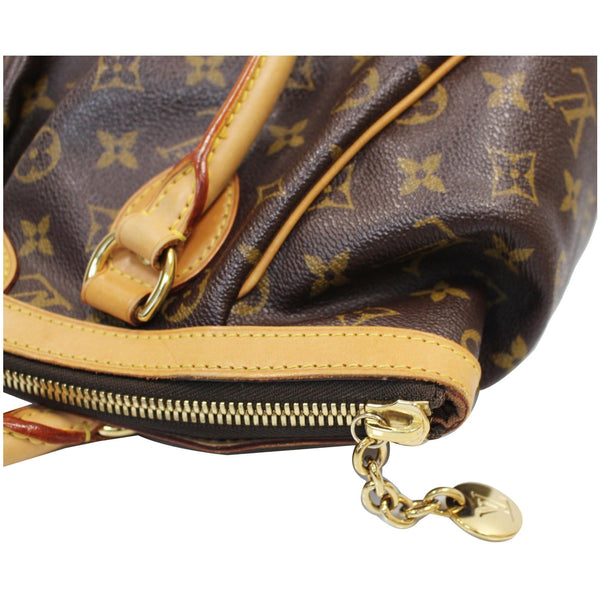 Louis Vuitton Tivoli PM Monogram Canvas Shoulder Bag Brown corner view