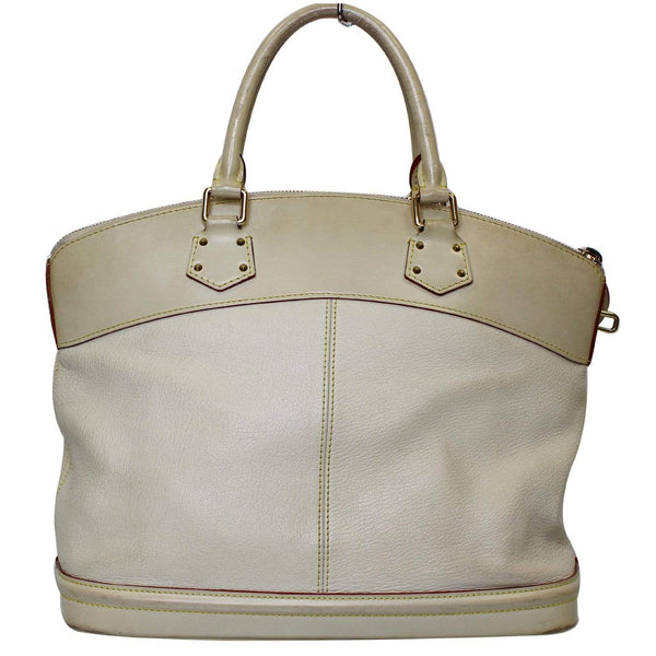 Louis Vuitton Lockit MM Suhali Leather Bag front view