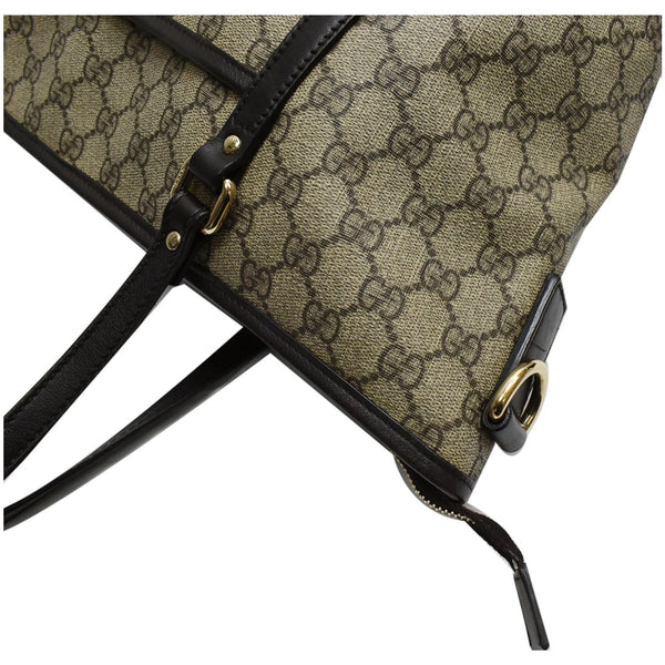 GUCCI Joy Medium GG Supreme Canvas Tote Bag Beige 388923