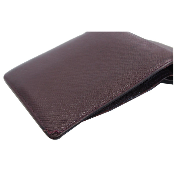 for men lv Multiple Acajou Taiga Leather Wallet
