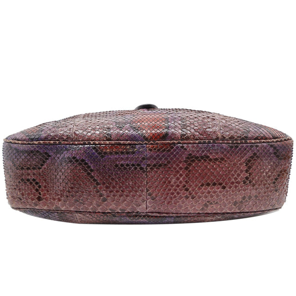 Gucci Jackie Medium Python Shoulder Bag Purple - DDH