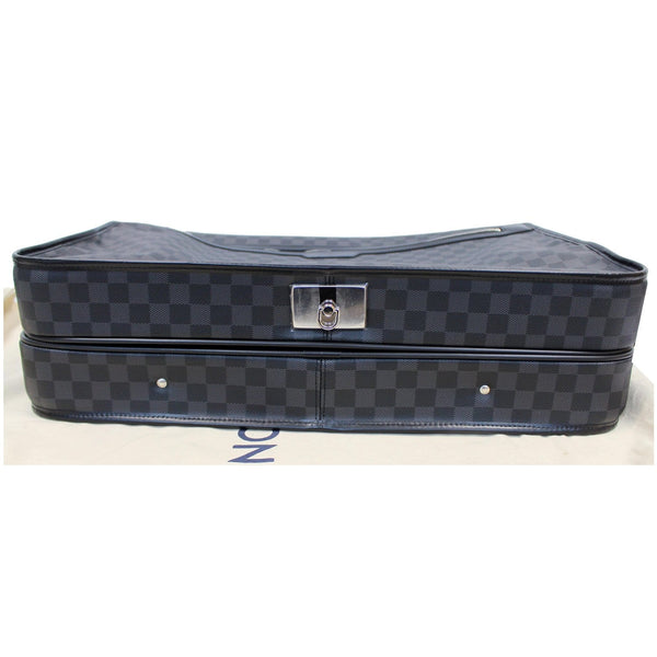 top side lv 3 Hangers Damier Graphite Garment Bag