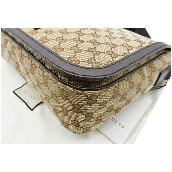 Gucci GG Canvas Messenger Bag Beige exterior - DDH