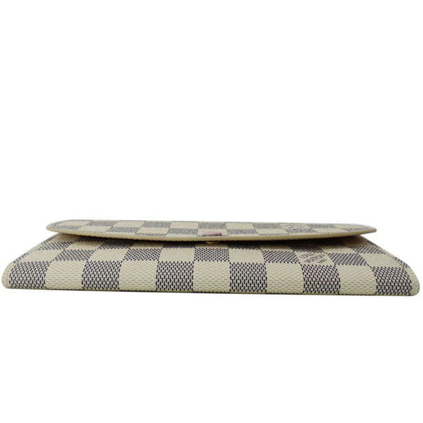 LOUIS VUITTON Sarah Damier Azur Wallet White