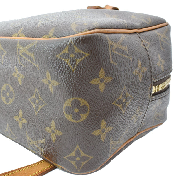 LOUIS VUITTON Cite MM Monogram Canvas Shoulder Bag Brown