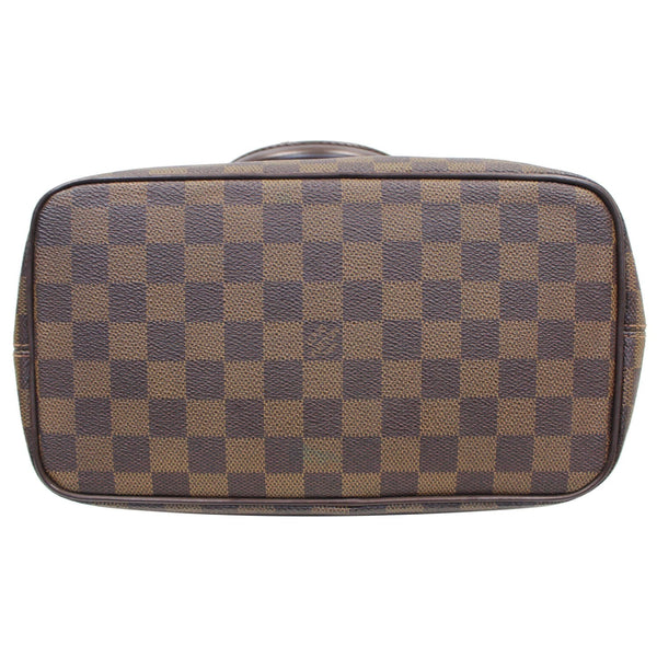 Louis Vuitton Saleya PM Damier Ebene Tote Shoulder Bag - bottom view